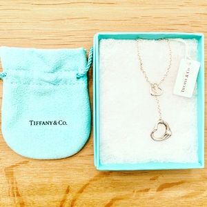 TIFFANY & Co , 19.5”, OPEN HEART LARIAT